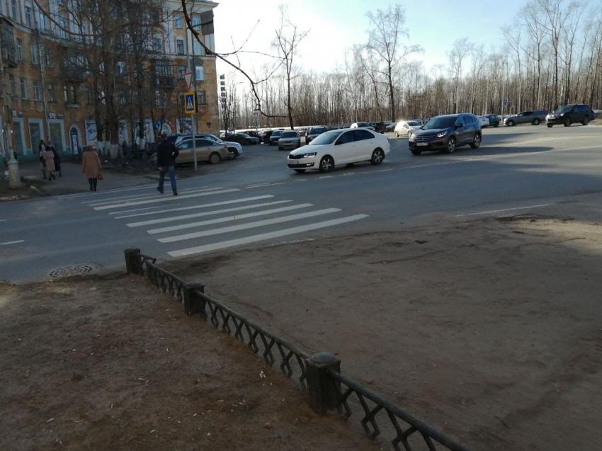 В Северодвинске отремонтируют тротуар в начале проспекта Ленина